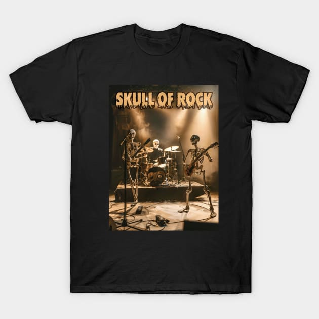 Skull of Rock T-Shirt by Dec69 Studio